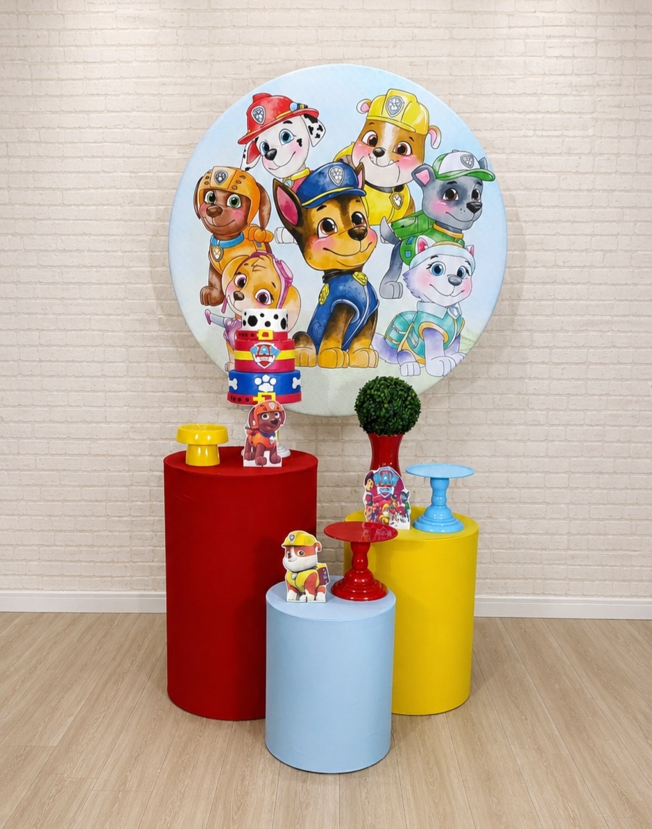 Alugue Decoração Patrulha Canina (Modelo 7) - HZM Decoração e Locação