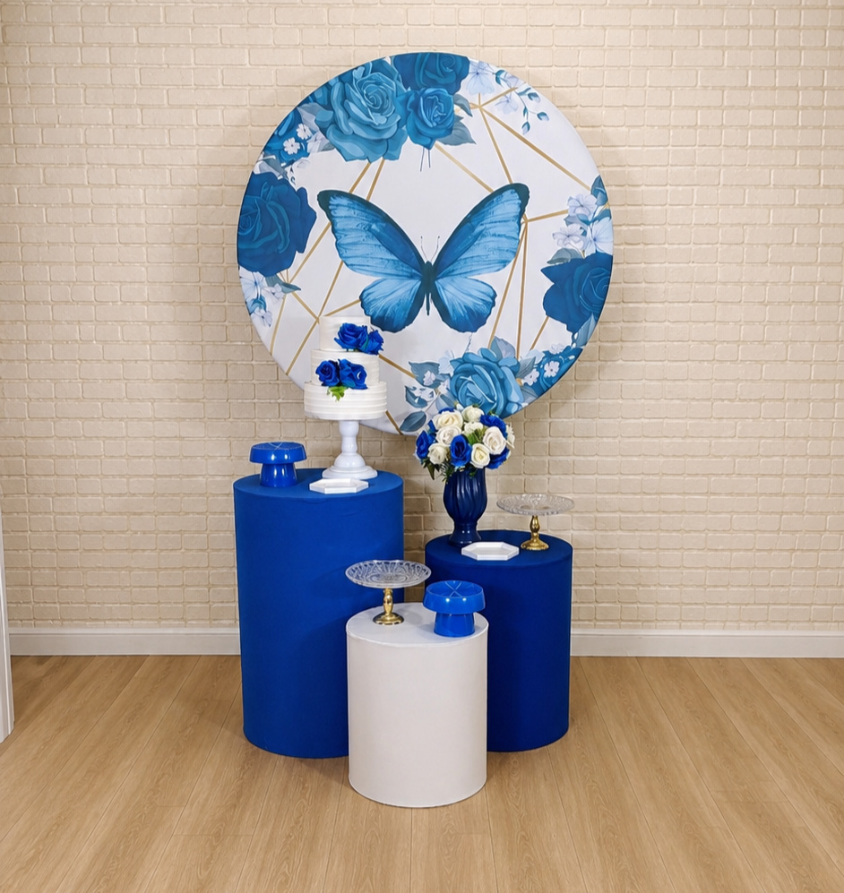 Alugue Decoração Borboleta Azul ( Modelo 1) - HZM Decoração e Locação