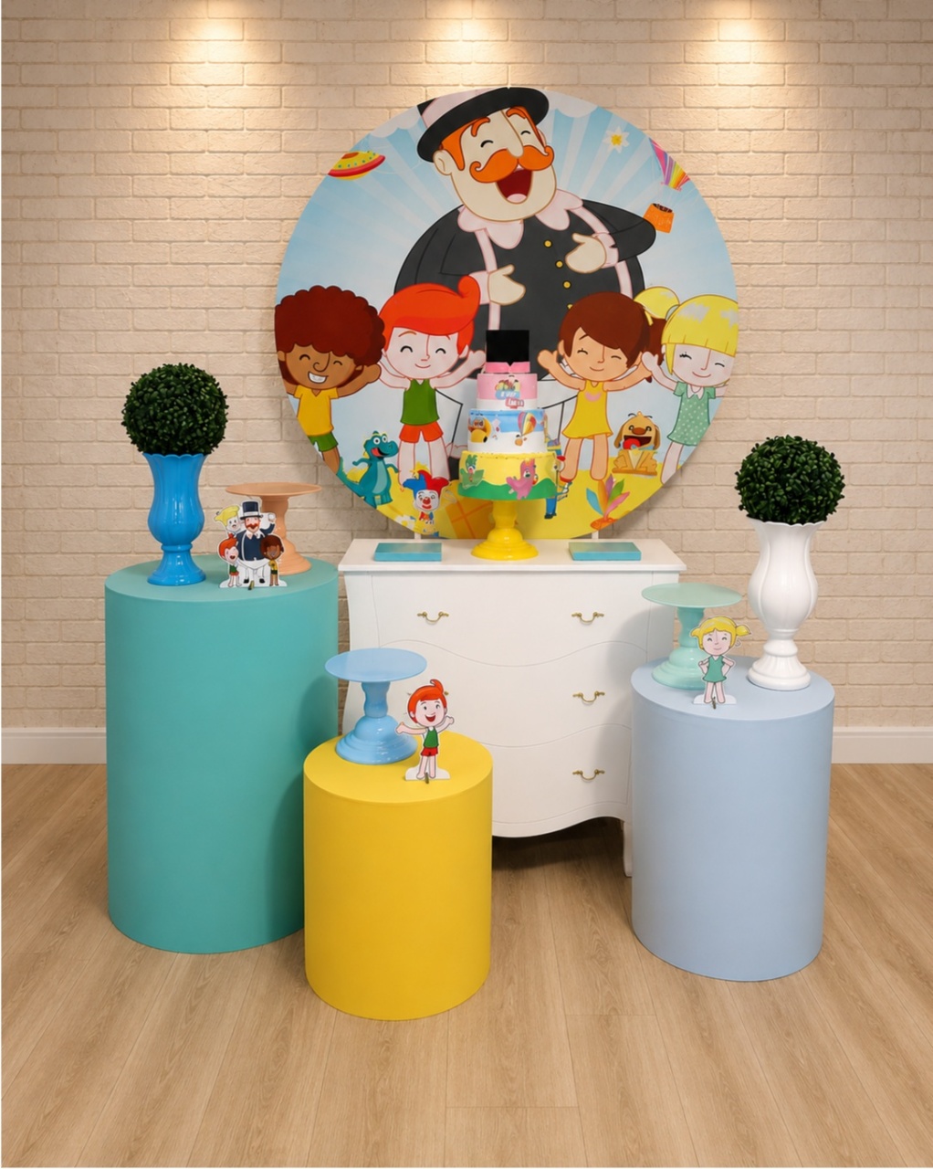 Alugue Decoração Mundo Bita (Modelo 2) - HZM Decoração e Locação