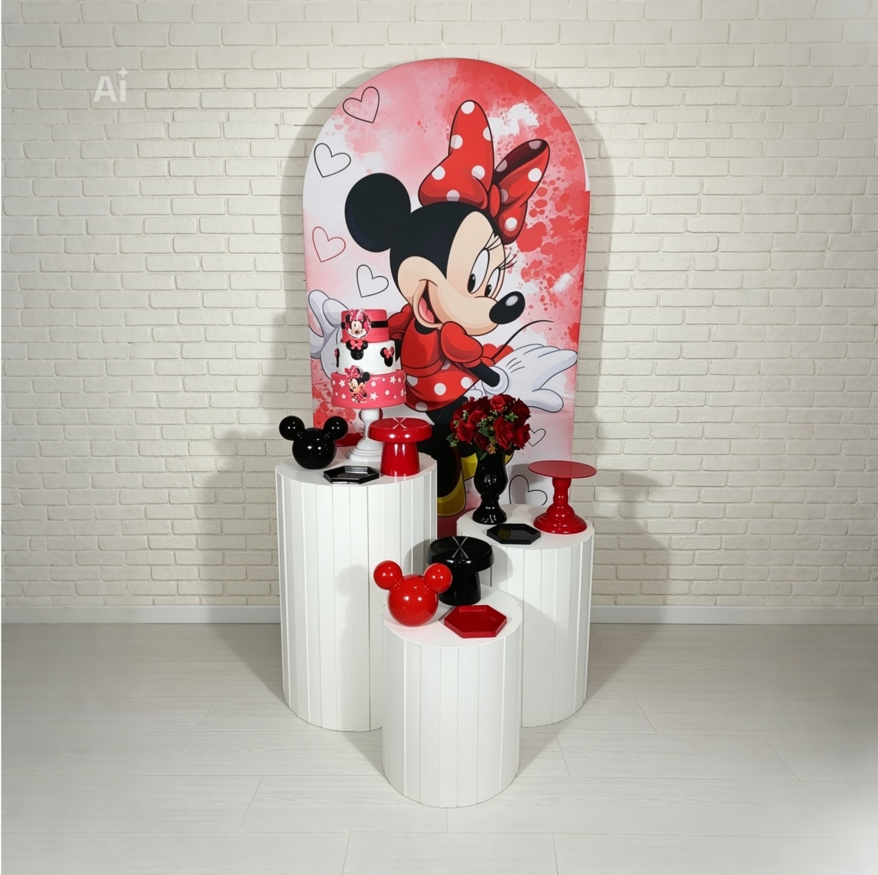 Alugue Decoração Minnie  ( Modelo 12) - HZM Decoração e Locação