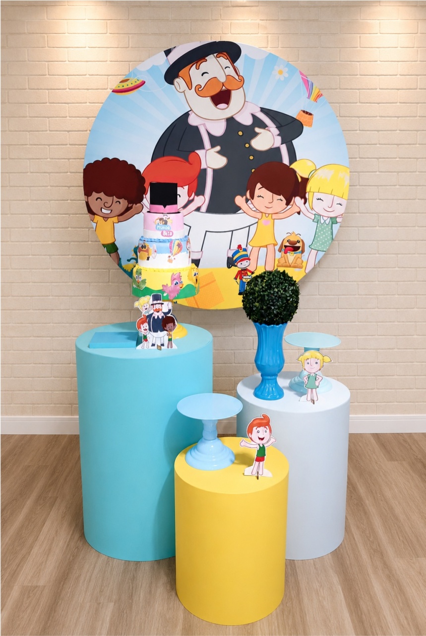 Alugue Decoração Mundo Bita (Modelo 1) - HZM Decoração e Locação