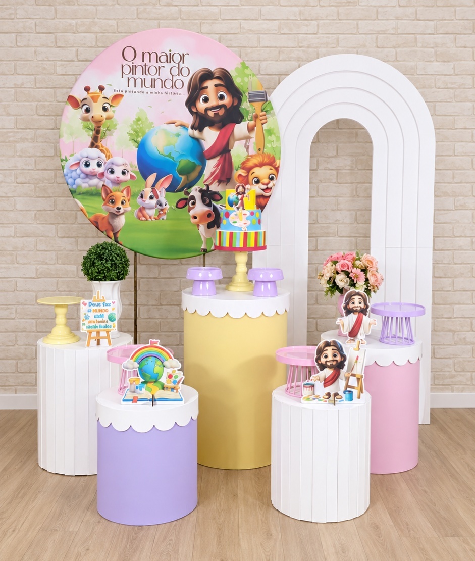 Alugue Decoração - Maior Pintor Do Mundo ( Modelo 17) - HZM Decoração e Locação