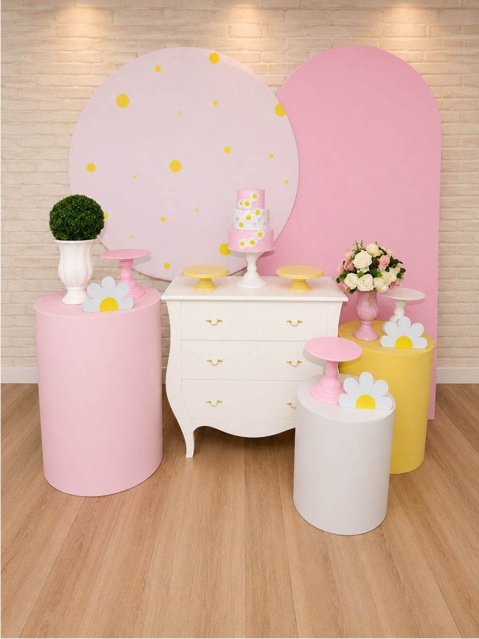 Alugue Decoração Margarida (Modelo 3) - HZM Decoração e Locação