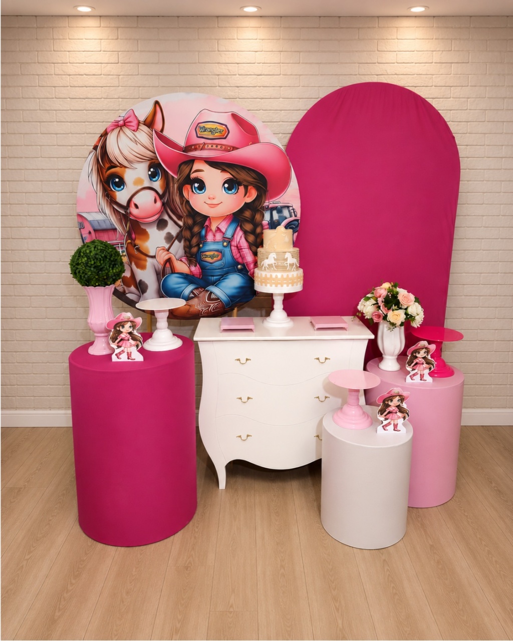 Alugue Decoração Menina Country ( Modelo 3) - HZM Decoração e Locação