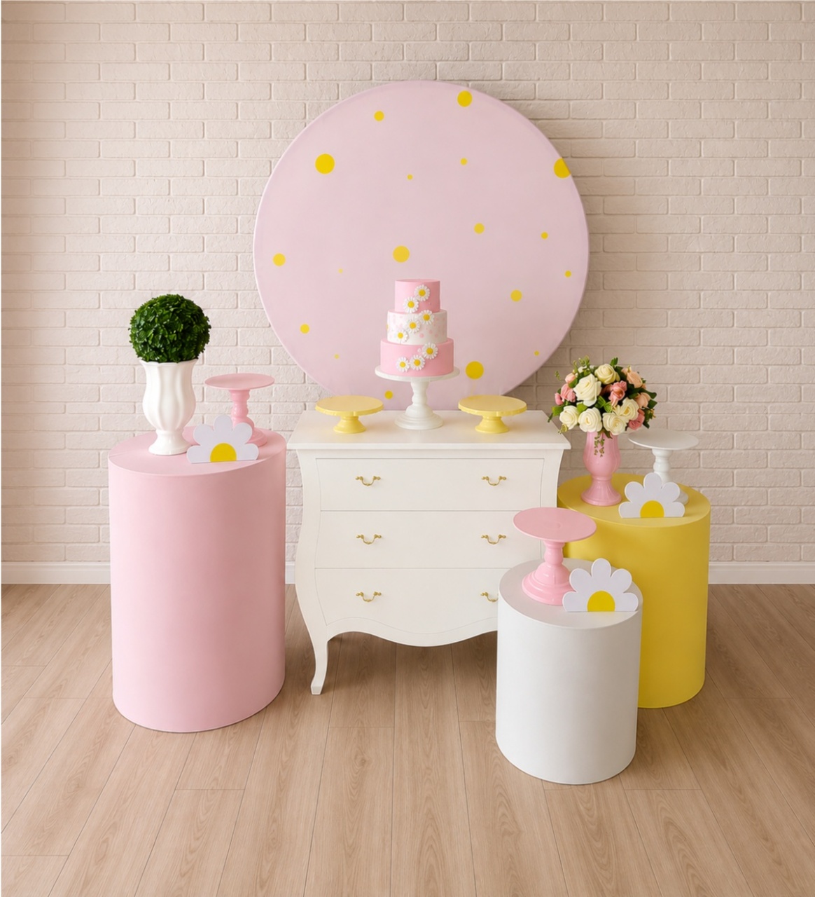 Alugue Decoração Margarida (Modelo 2) - HZM Decoração e Locação