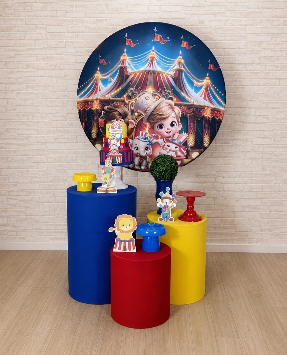 Alugue Decoração Circo ( Modelo 1) - HZM Decoração e Locação