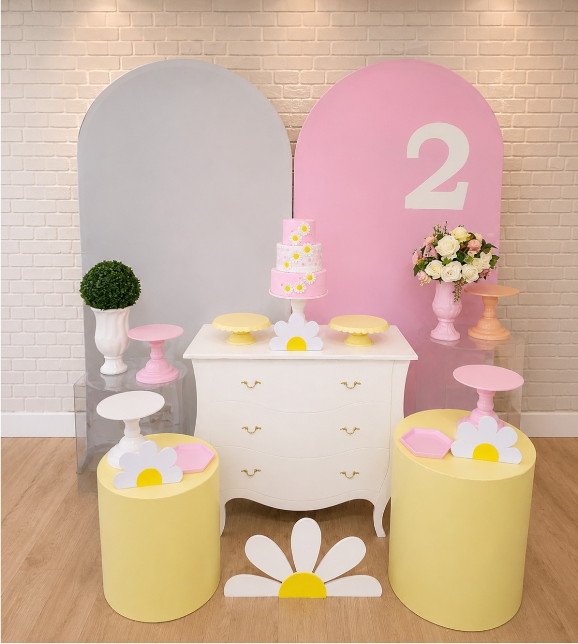 Alugue Decoração Margarida (Modelo 6) - HZM Decoração e Locação