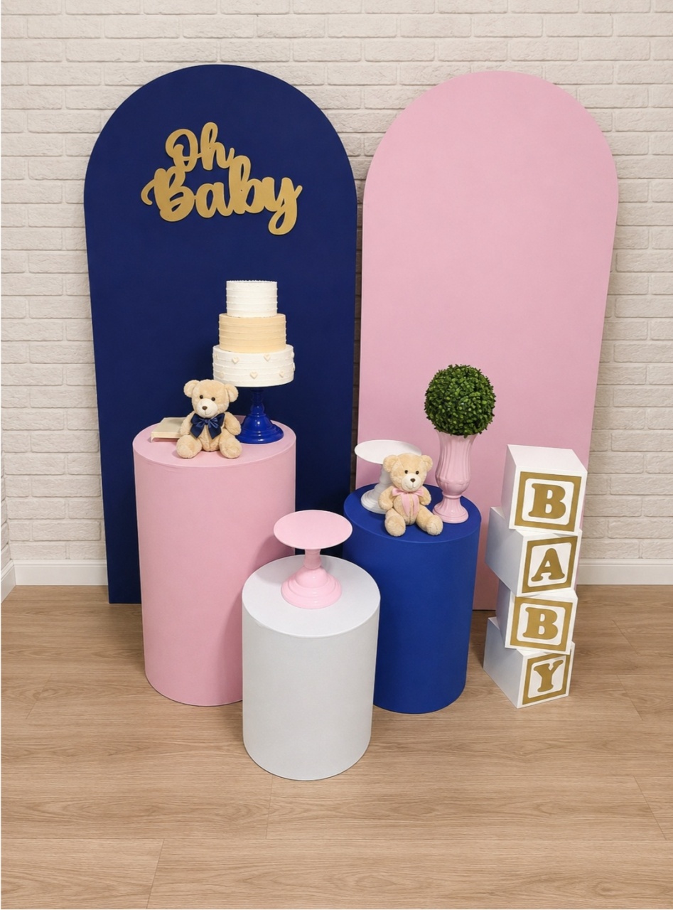 Alugue Decoração Chá Revelação (Modelo 15) - HZM Decoração e Locação