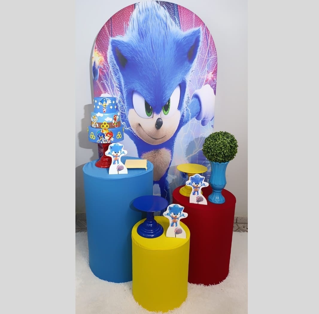 Alugue Decoração Sonic  ( Modelo 3) - HZM Decoração e Locação