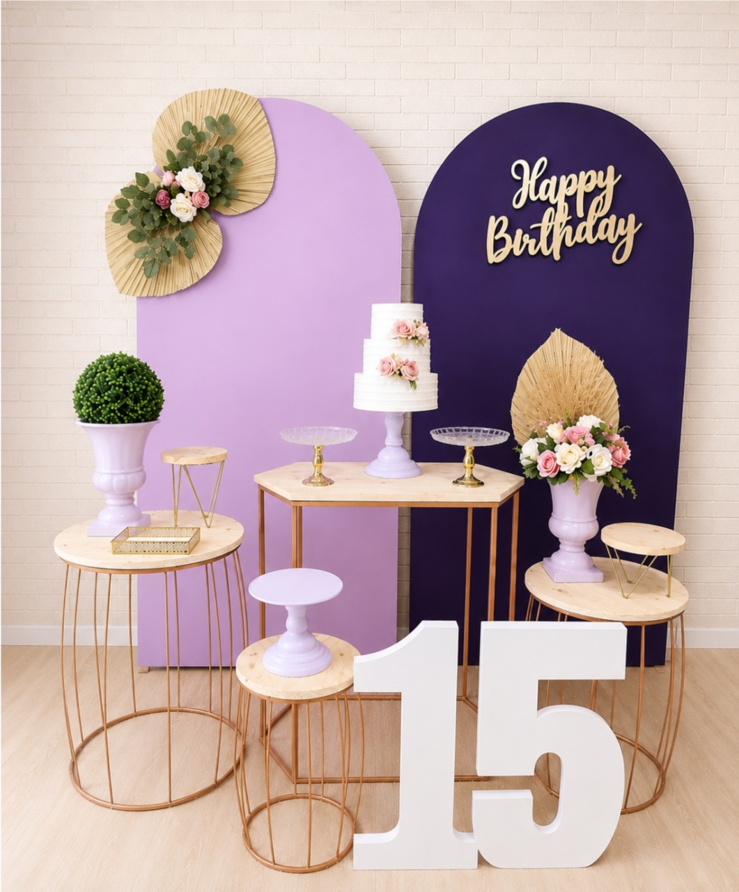 Alugue Decoração 15 Anos ( Modelo 10) - HZM Decoração e Locação