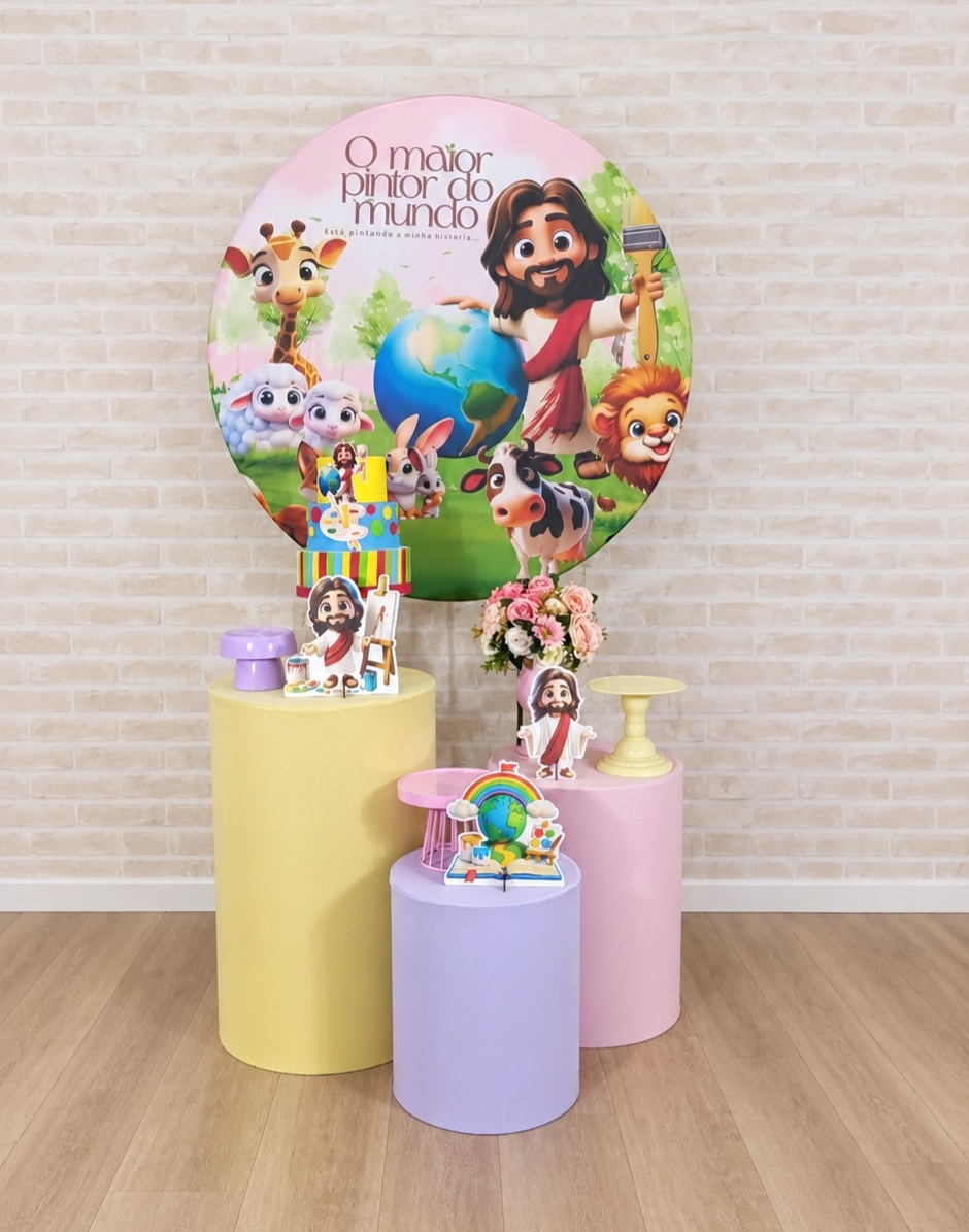 Alugue Decoração - Maior Pintor Do Mundo ( Modelo 1) - HZM Decoração e Locação