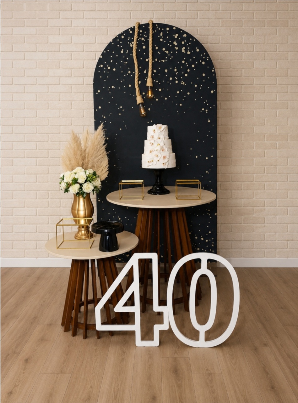 Alugue Decoração 40 Anos (Modelo 3) - HZM Decoração e Locação
