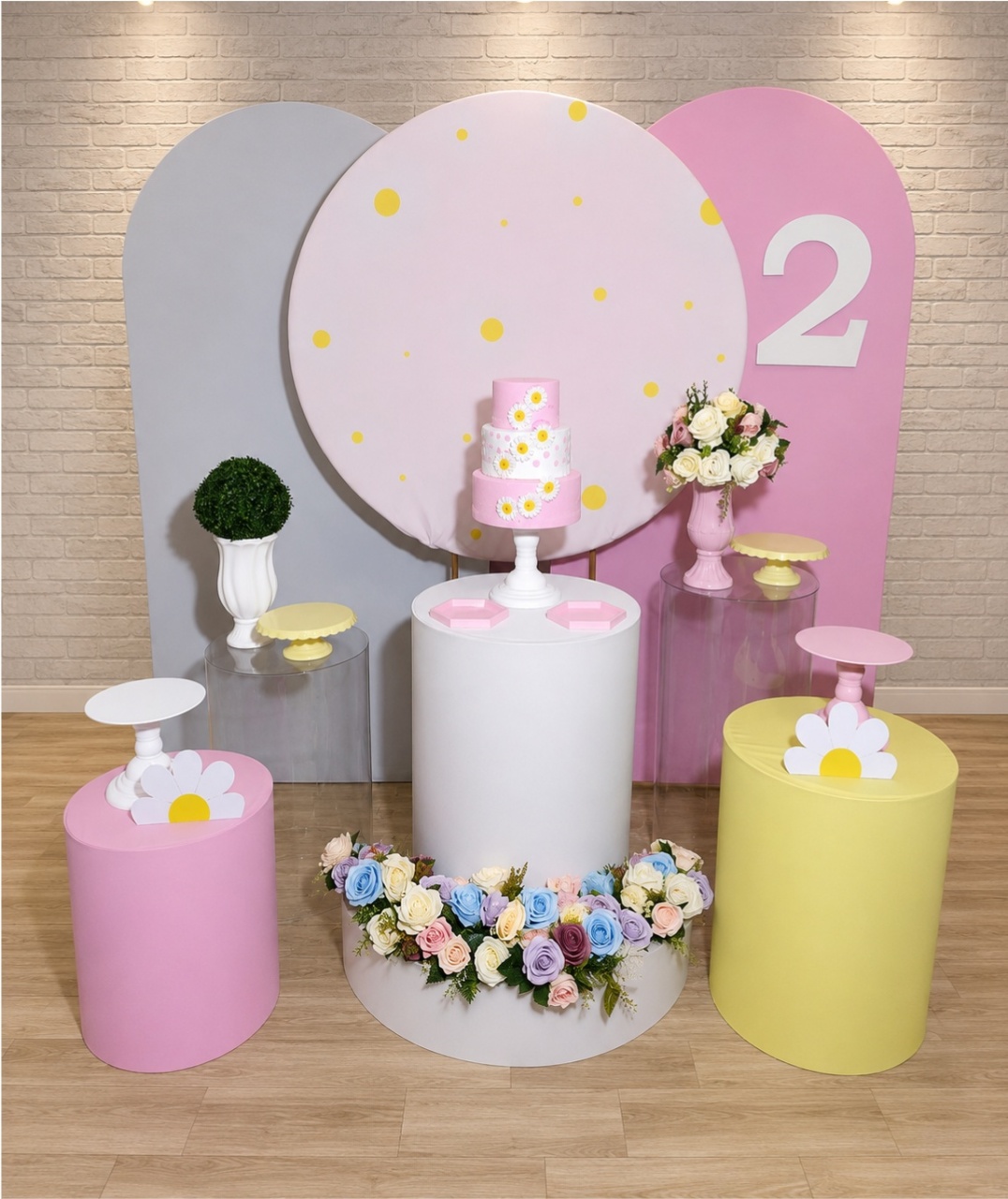 Alugue Decoração Margarida (Modelo 10) - HZM Decoração e Locação