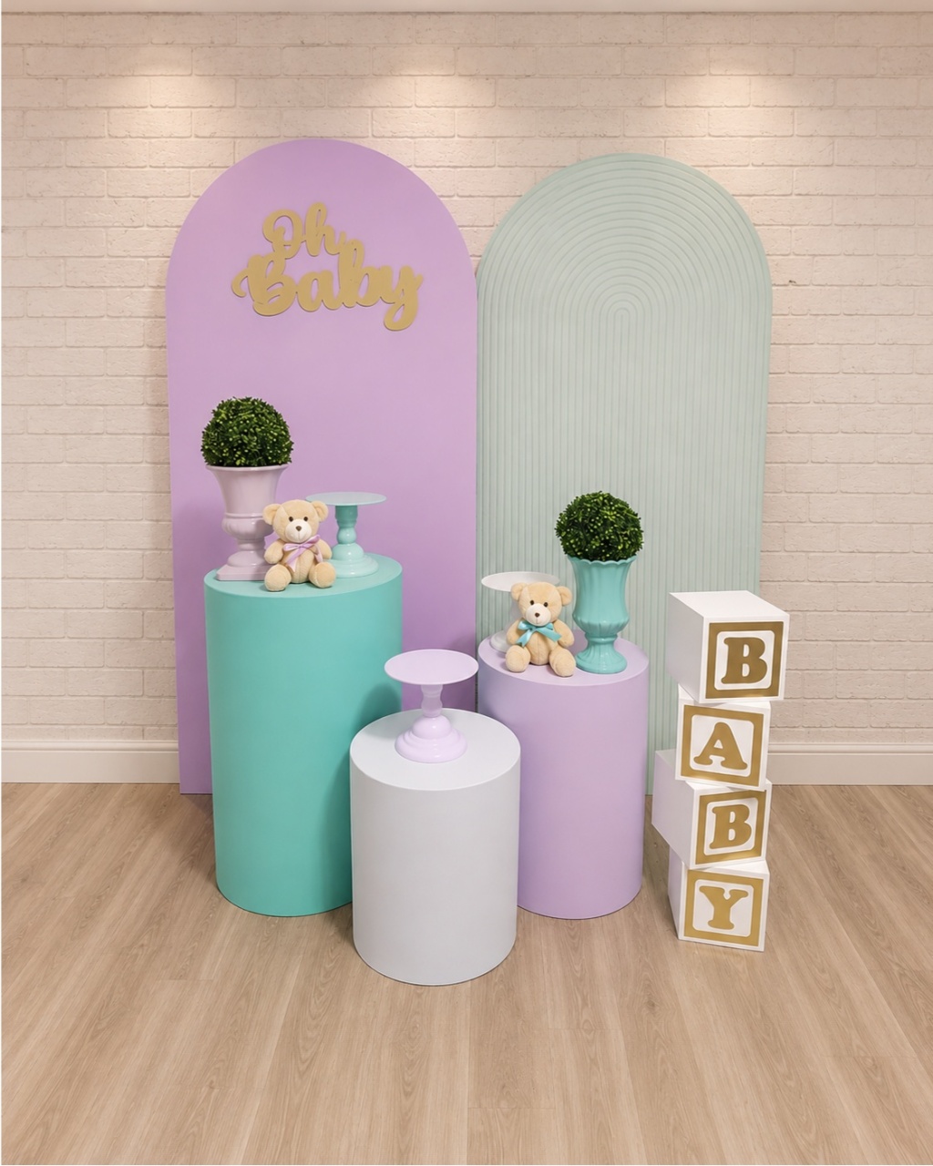 Alugue Decoração Chá Revelação (Modelo 19) - HZM Decoração e Locação