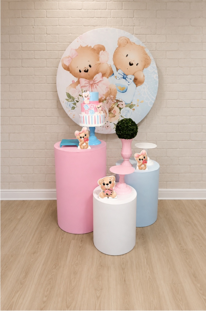 Alugue Decoração Chá Revelação (Modelo 6) - HZM Decoração e Locação