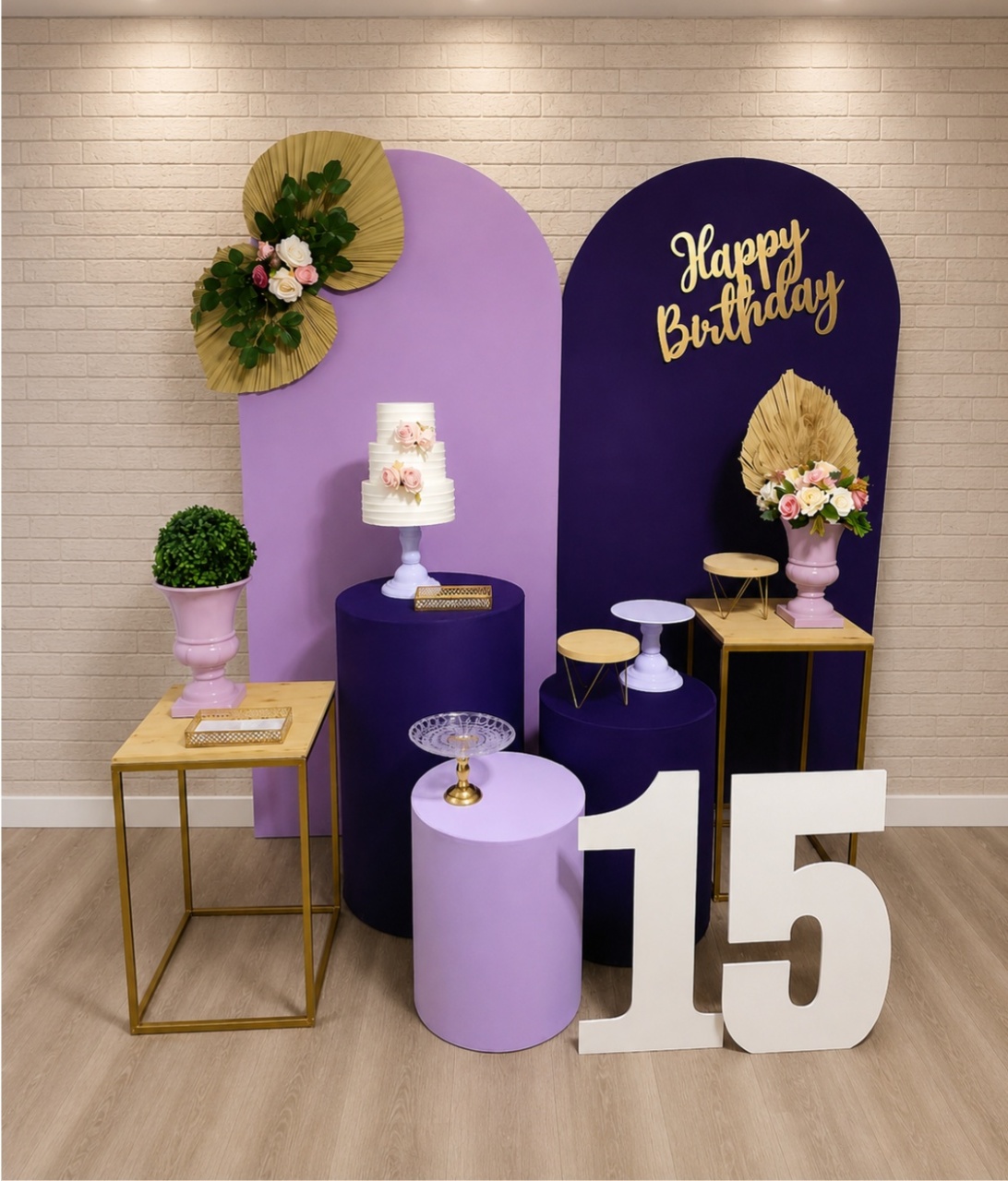 Alugue Decoração 15 Anos ( Modelo 9) - HZM Decoração e Locação
