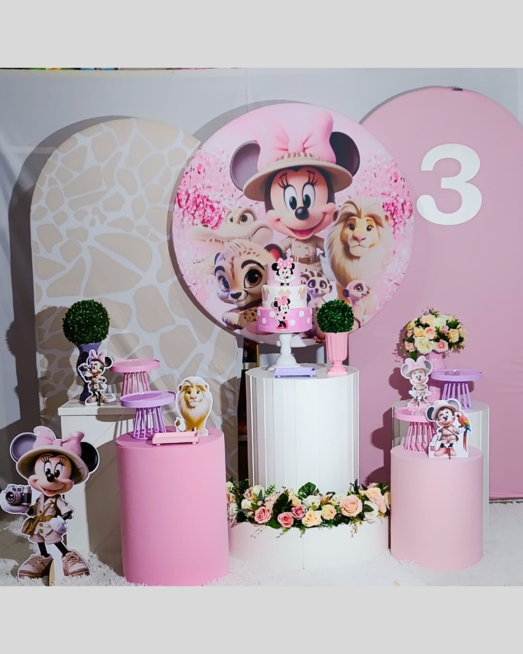 Alugue Decoração Safari Minnie (Modelo 4) - HZM Decoração e Locação
