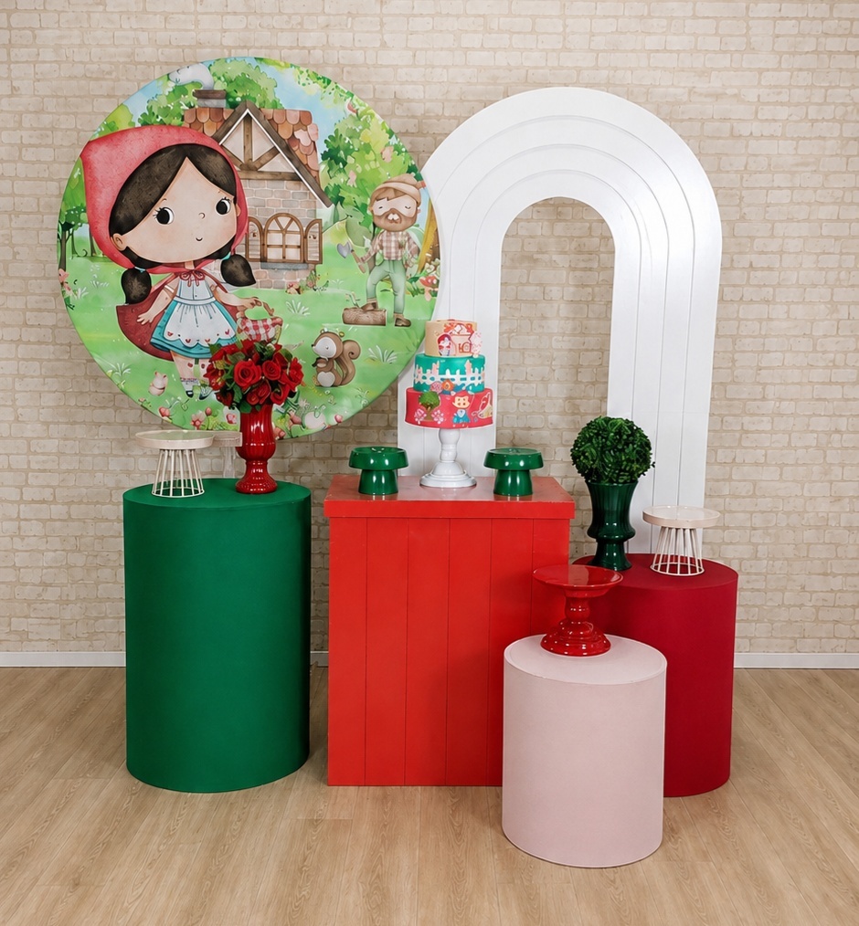Alugue Decoração Chapeuzinho Vermelho (Modelo 6) - HZM Decoração e Locação