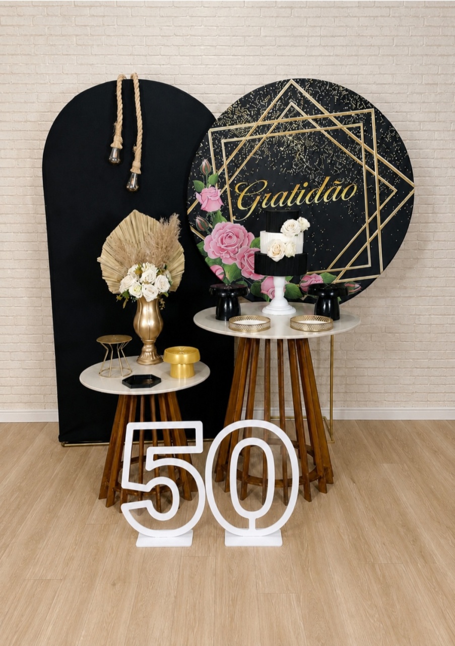 Alugue Decoração 50 Anos ( Modelo 8) - HZM Decoração e Locação