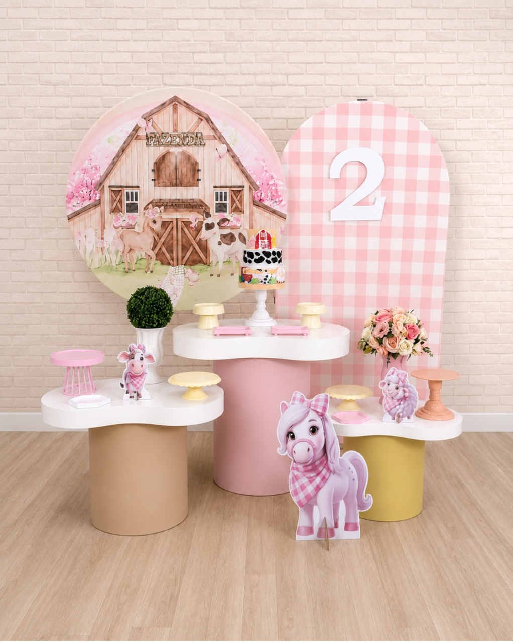 Alugue Decoração Fazendinha (Modelo 14) - HZM Decoração e Locação