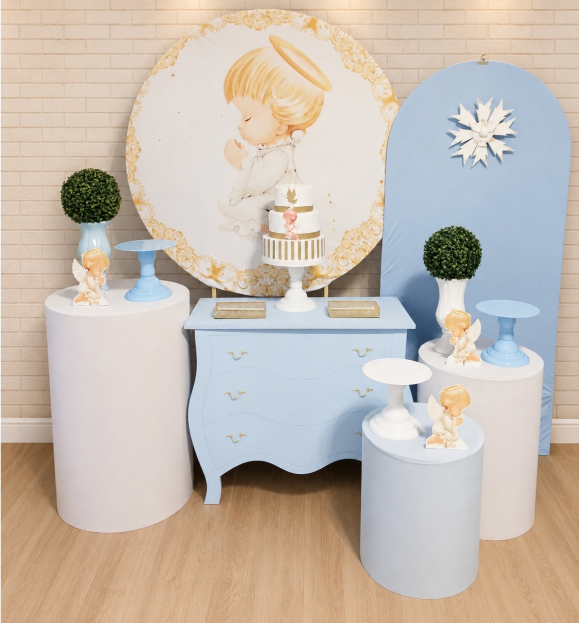 Alugue Decoração Batizado  (Modelo 22) - HZM Decoração e Locação