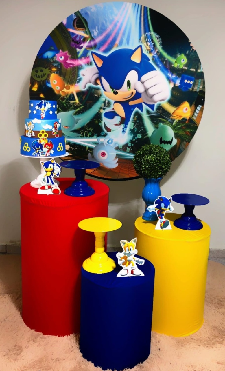 Alugue Decoração Sonic  ( Modelo 1) - HZM Decoração e Locação