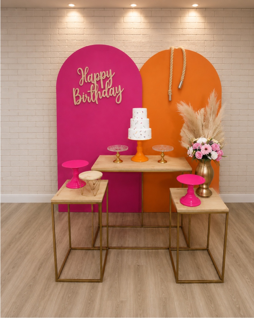 Alugue Decoração Happy ( Modelo 4) - HZM Decoração e Locação
