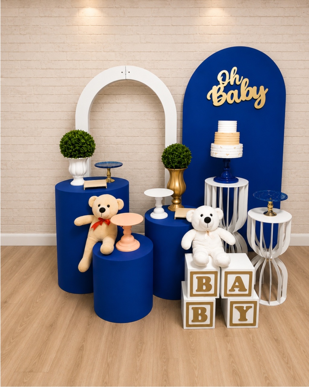 Alugue Decoração Chá de Bebê (Modelo 37) - HZM Decoração e Locação