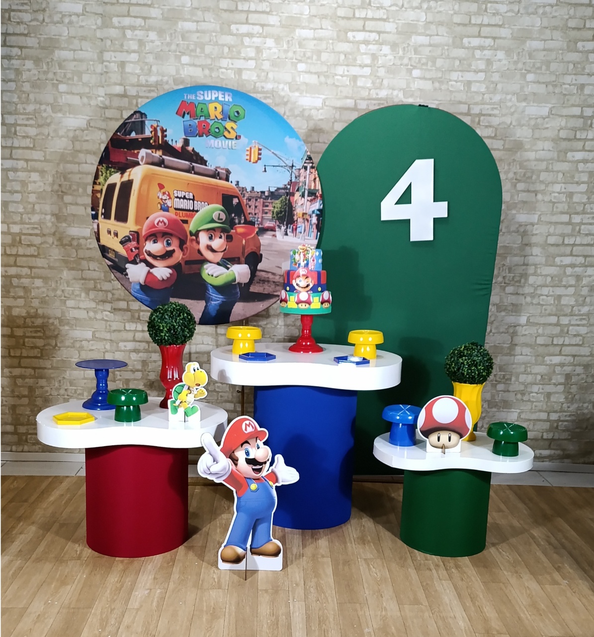 Alugue Decoração Super Mario ( Modelo 9) - HZM Decoração e Locação
