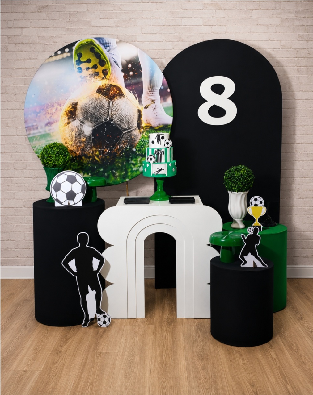 Alugue Decoração Futebol (Modelo 6) - HZM Decoração e Locação
