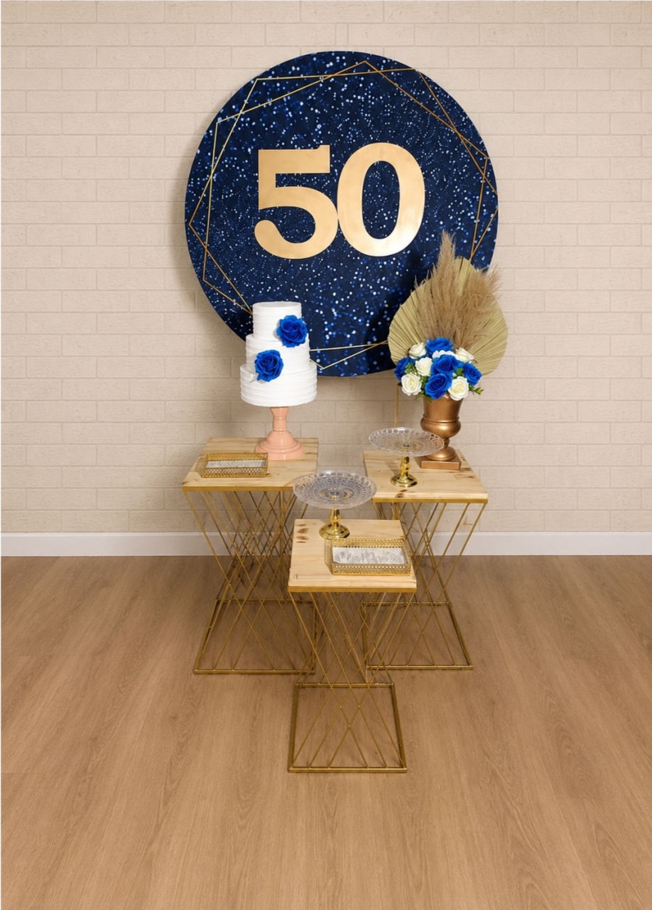Alugue Decoração 50 Anos (Modelo 4) - HZM Decoração e Locação