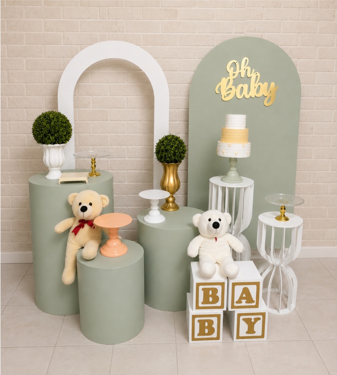 Alugue Decoração Chá de Bebê (Modelo 38) - HZM Decoração e Locação