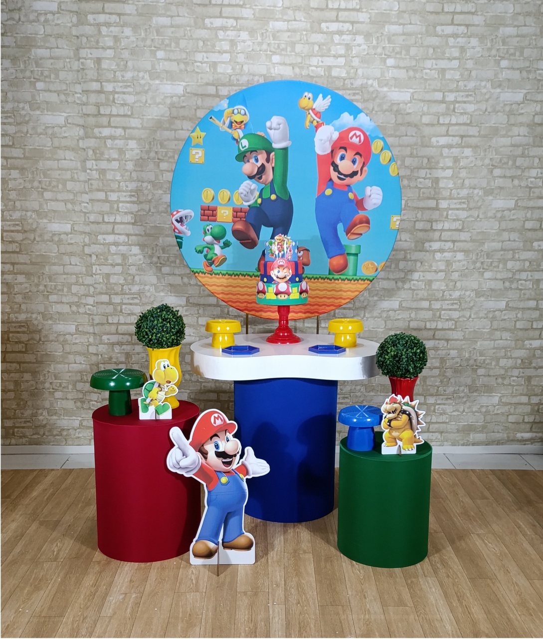 Alugue Decoração Super Mario ( Modelo 8) - HZM Decoração e Locação