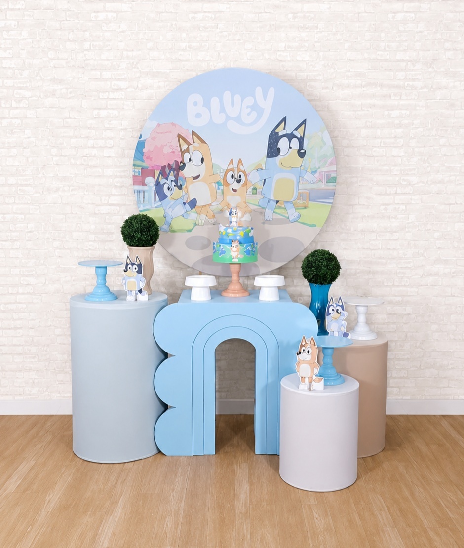 Alugue Decoração Bluey ( Modelo 3) - HZM Decoração e Locação