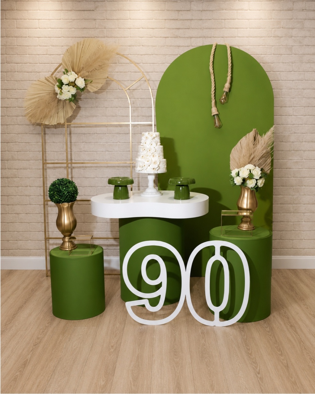 Alugue Decoração 90 Anos (Modelo 4) - HZM Decoração e Locação