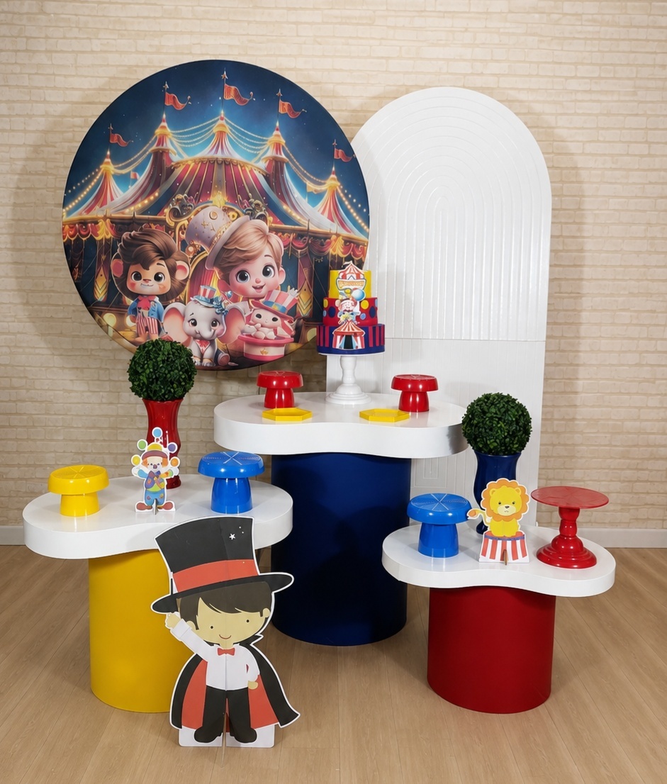 Alugue Decoração Circo ( Modelo 9) - HZM Decoração e Locação