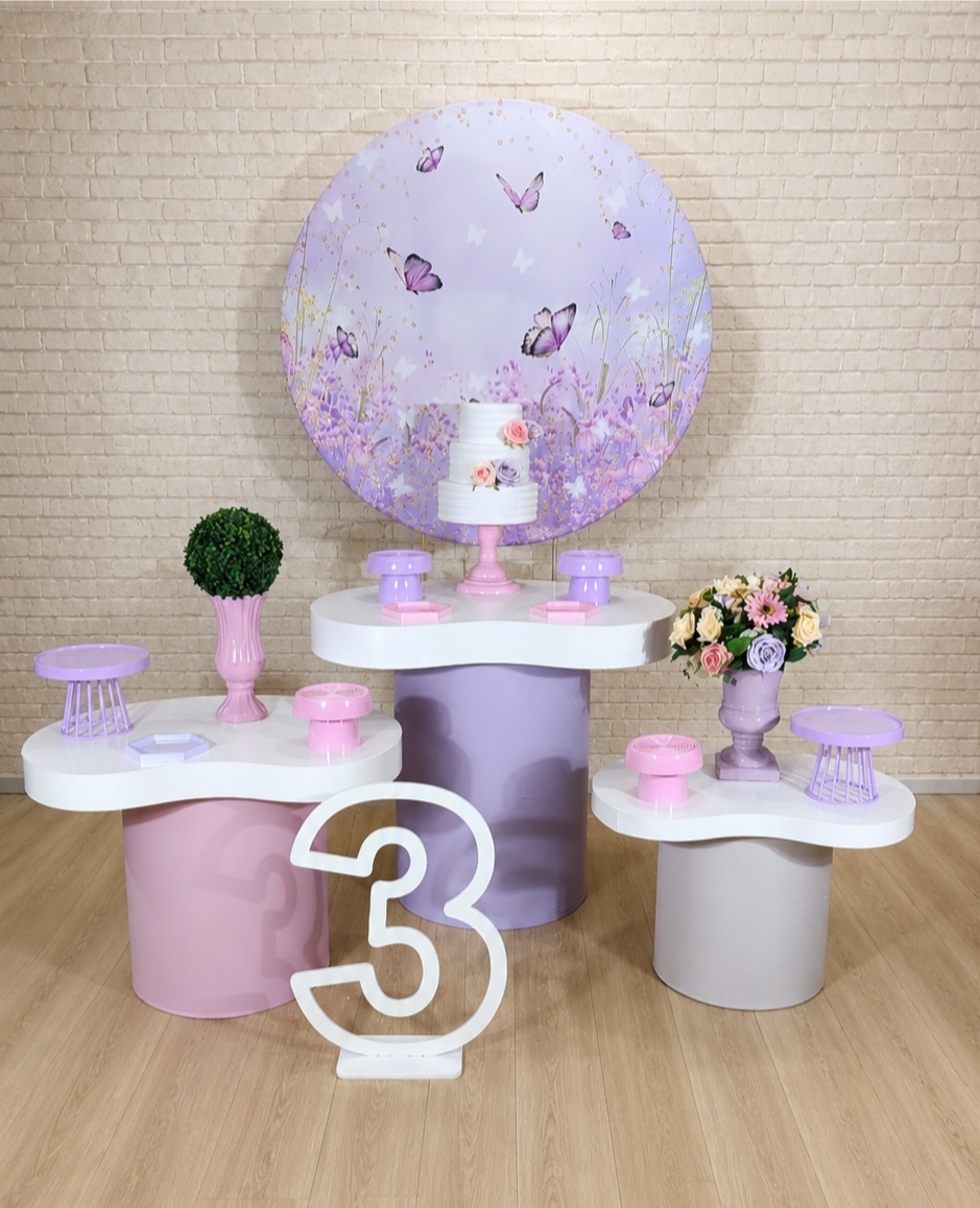 Alugue Decoração Borboleta Lilás ( Modelo 6) - HZM Decoração e Locação