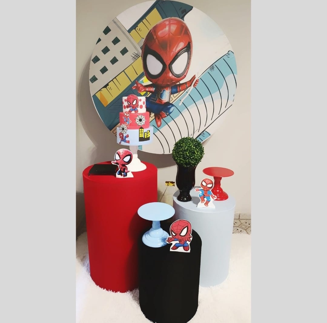 Alugue Decoração Homem Aranha Cuti ( Modelo 1) - HZM Decoração e Locação
