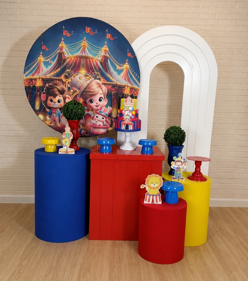 Alugue Decoração Circo ( Modelo 5) - HZM Decoração e Locação