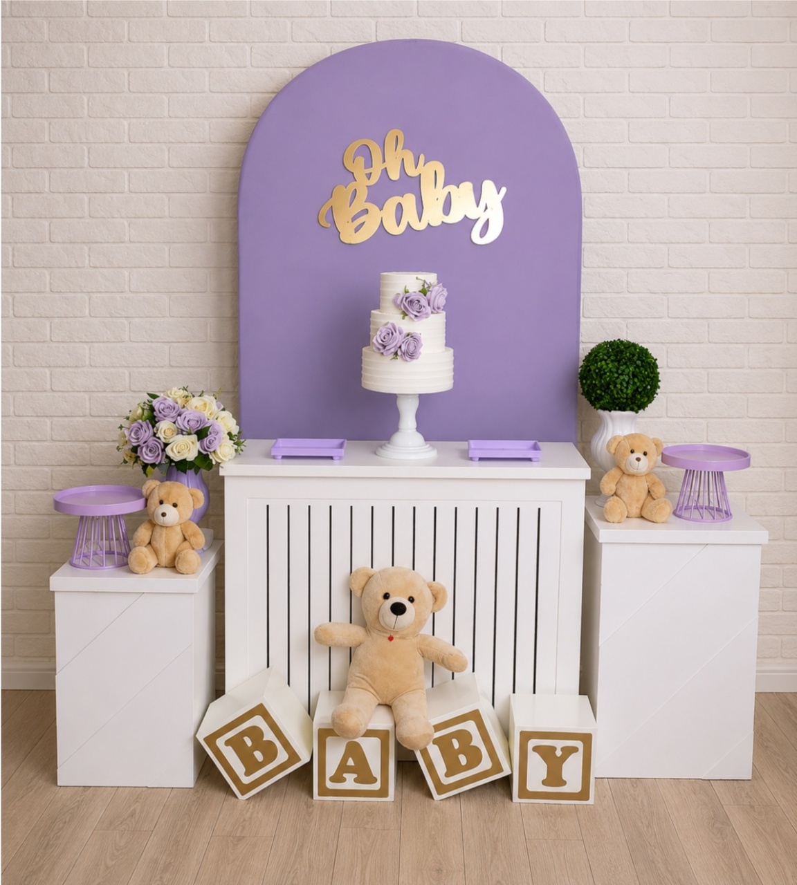 Alugue Decoração Chá de Bebê  (Modelo 29) - HZM Decoração e Locação