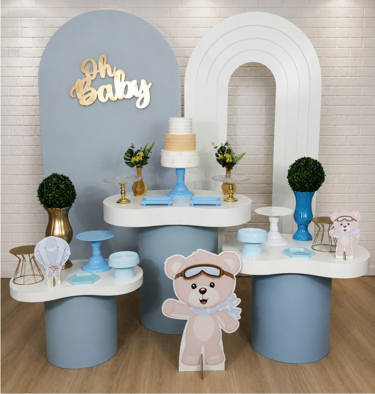 Alugue Decoração Chá de Bebê (Modelo 62) - HZM Decoração e Locação