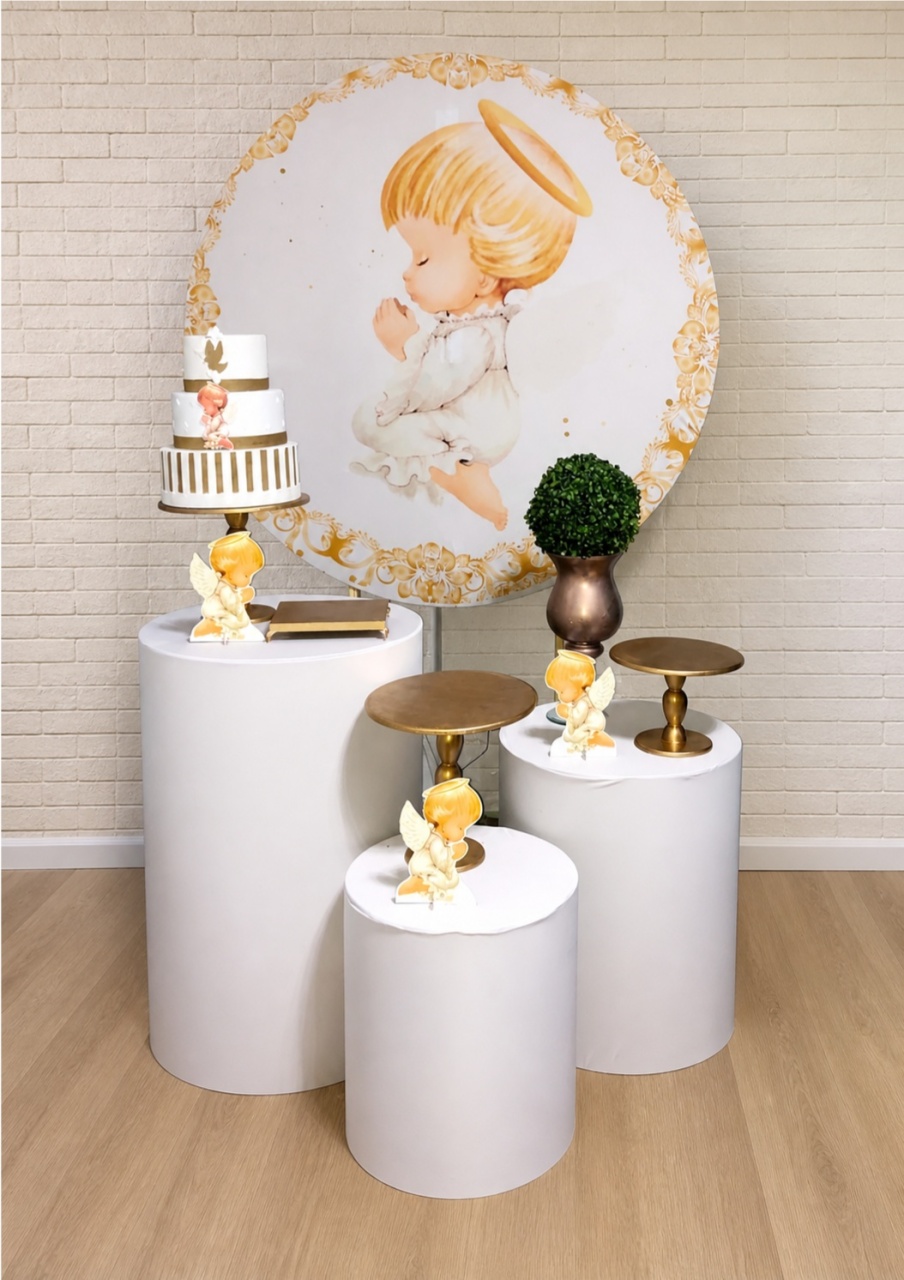 Alugue Decoração Batizado  (Modelo 23) - HZM Decoração e Locação