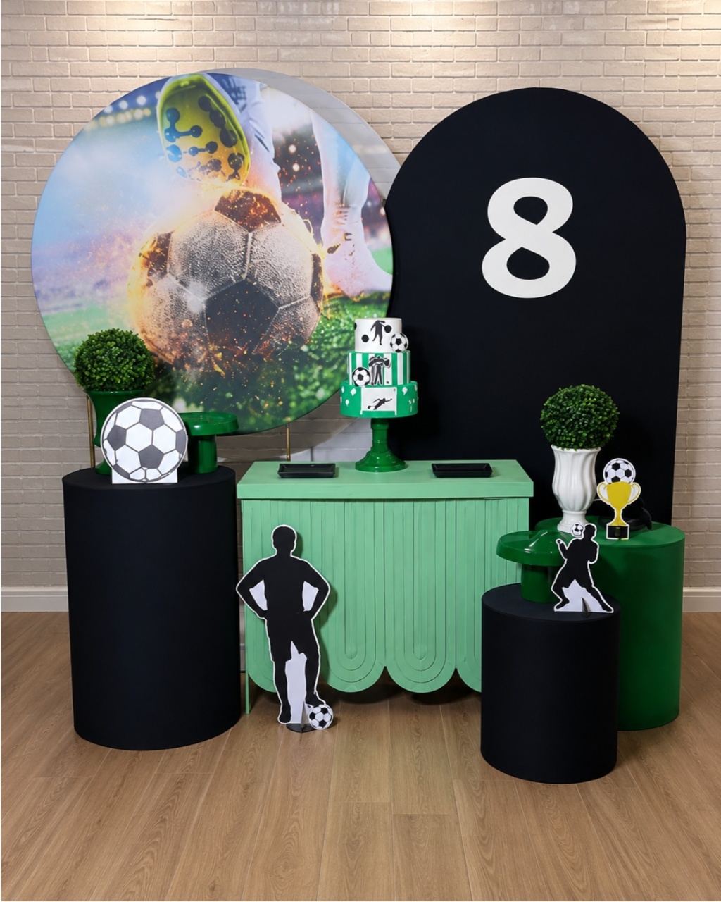 Alugue Decoração Futebol (Modelo 5) - HZM Decoração e Locação