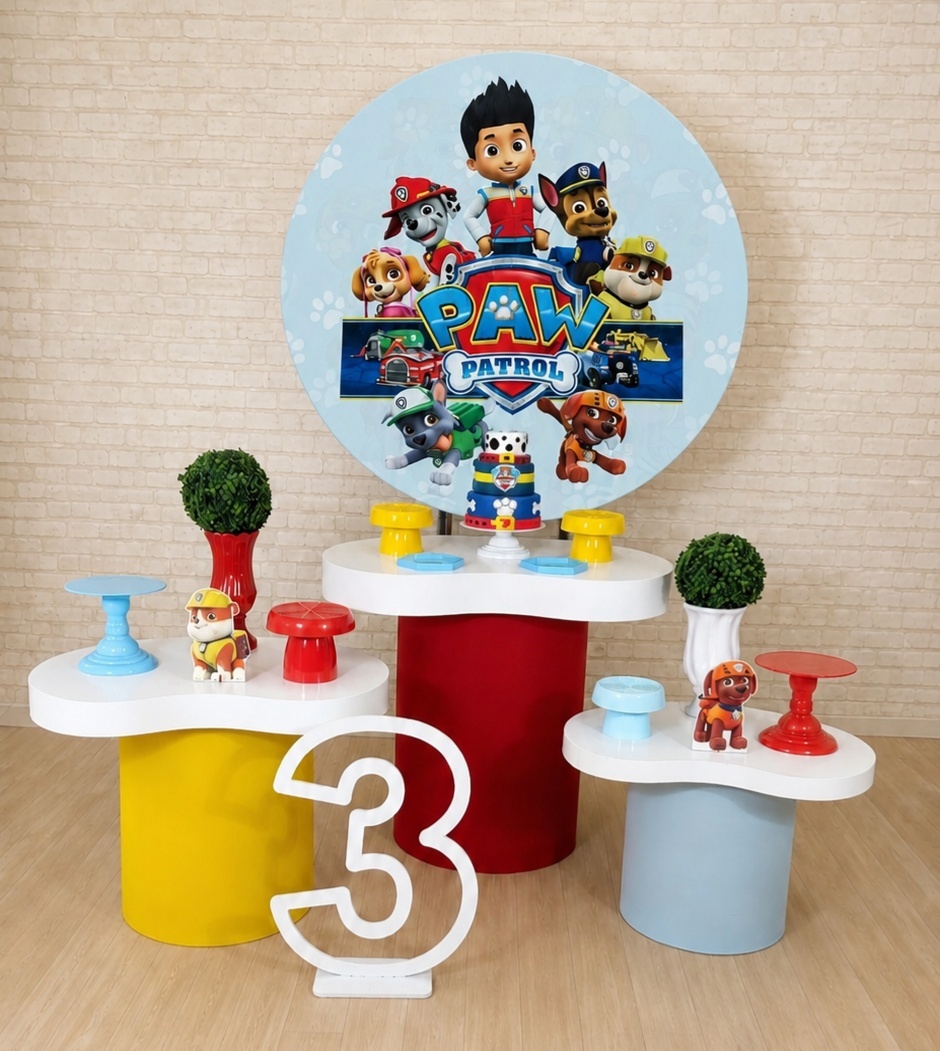Alugue Decoração Patrulha Canina (Modelo 20) - HZM Decoração e Locação