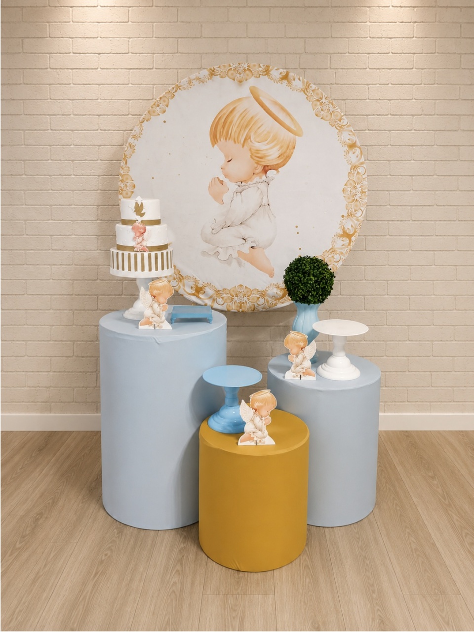 Alugue Decoração Batizado  (Modelo 21) - HZM Decoração e Locação