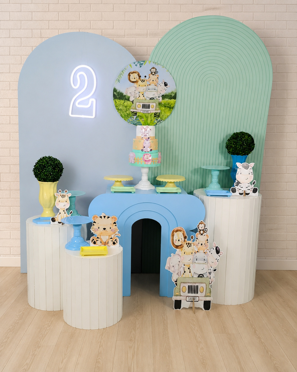 Alugue Decoração Safari (Modelo 17) - HZM Decoração e Locação