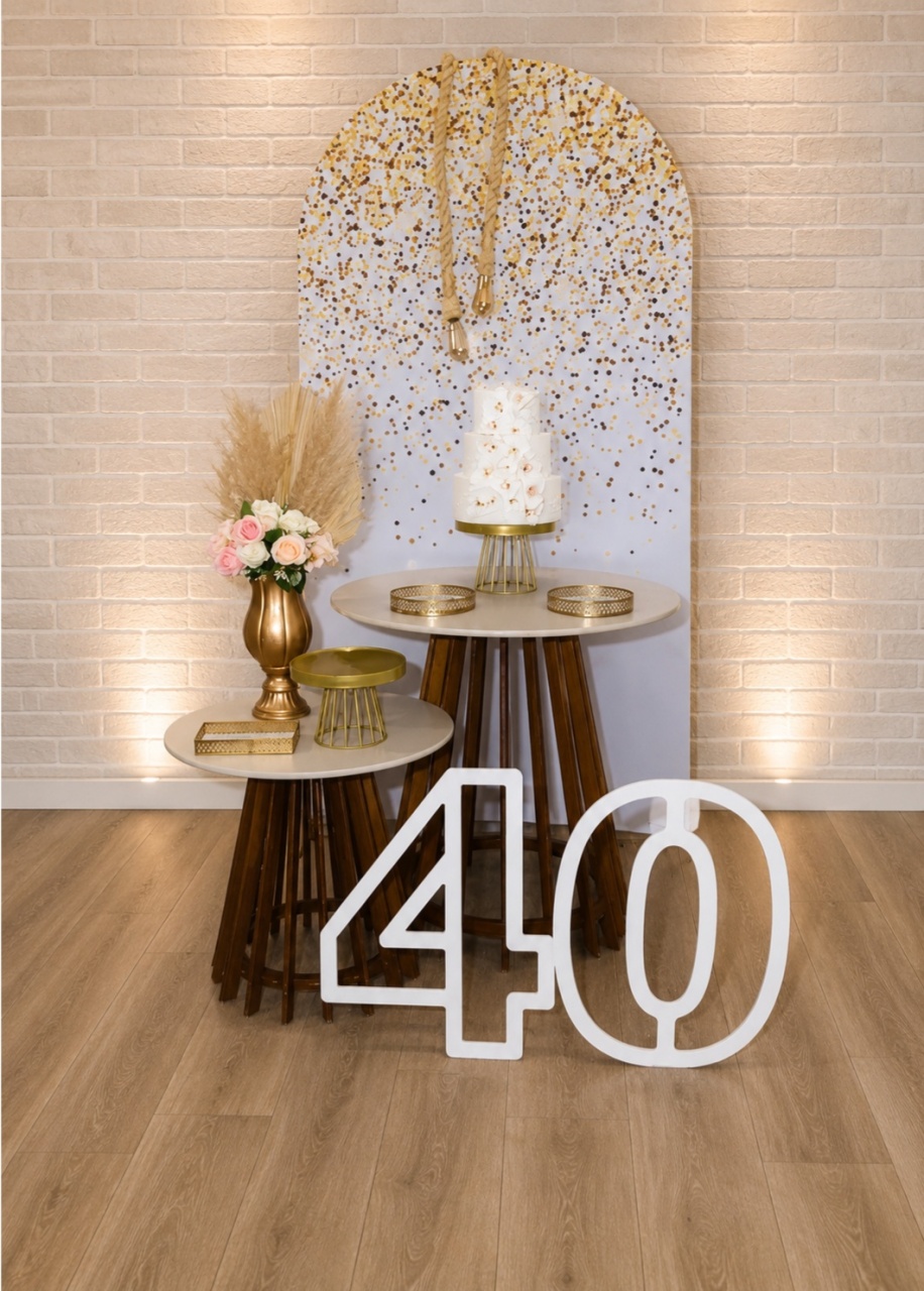 Alugue Decoração 40 Anos (Modelo 2) - HZM Decoração e Locação