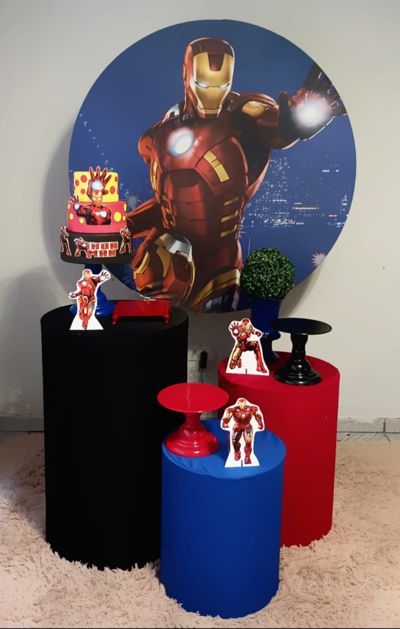 Alugue Decoração Homem de Ferro (Modelo 1) - HZM Decoração e Locação