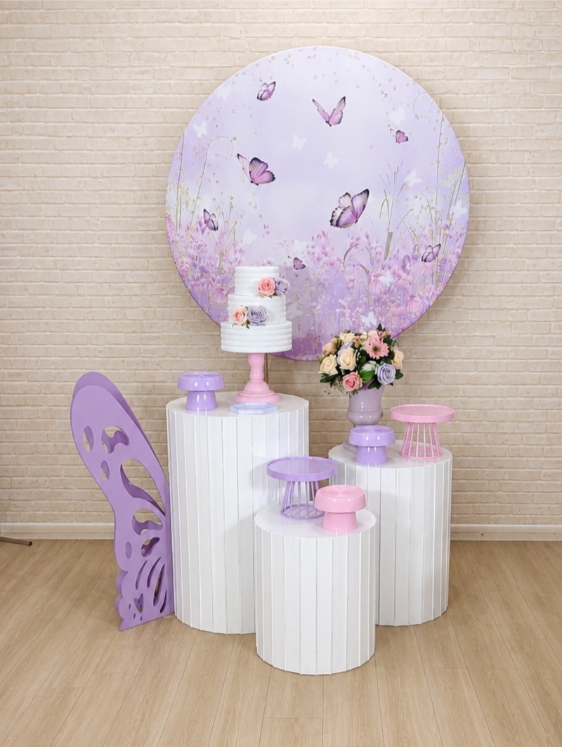 Alugue Decoração Borboleta Lilás ( Modelo 10) - HZM Decoração e Locação