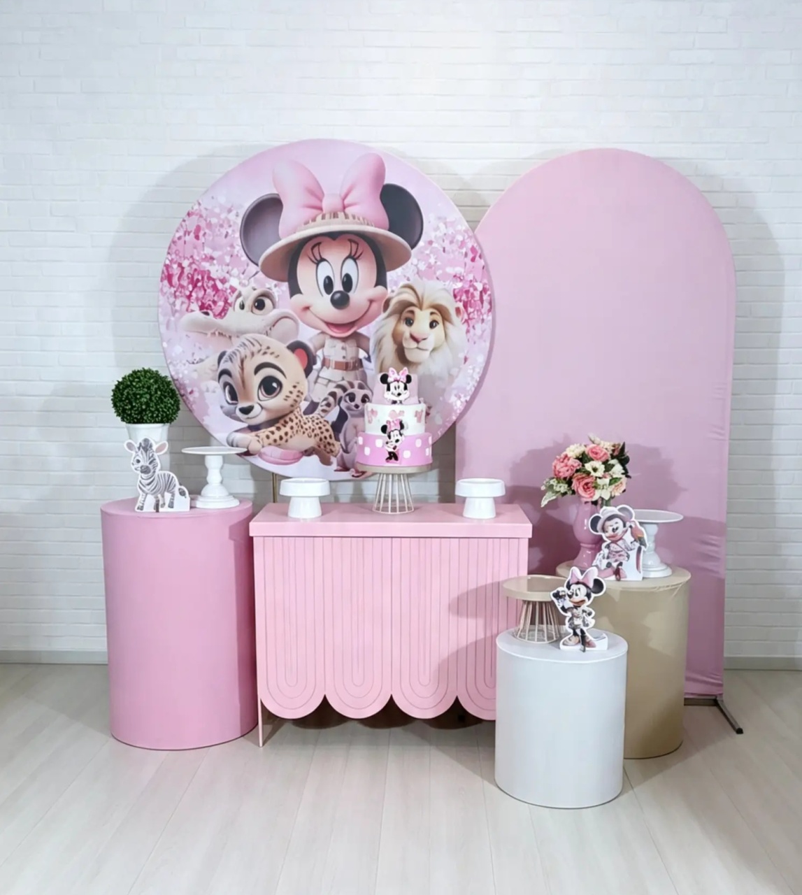 Alugue Decoração Safari Minnie (Modelo 7) - HZM Decoração e Locação